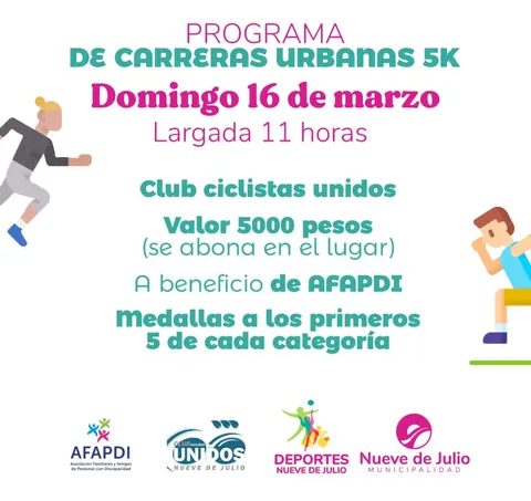 SE DESARROLLA ESTE DOMINGO LA PRIMERA CARRERA